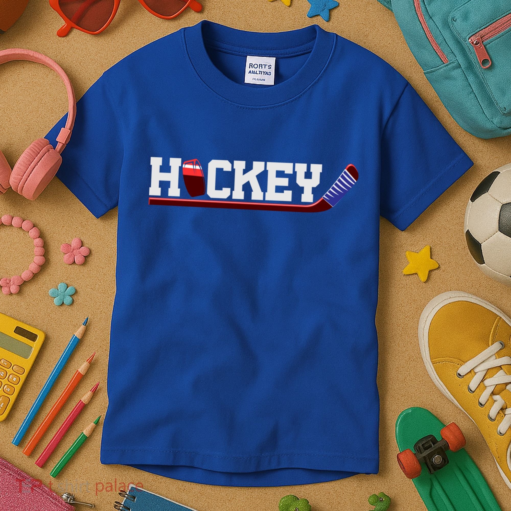 Hockey Ice Hockey Stick Gift Kids T-Shirt