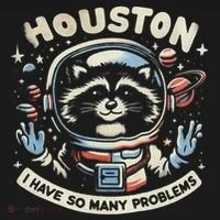 Houston I Have So Many Problems Bucket Hat thumb 4