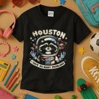 Houston I Have So Many Problems Kids T-Shirt thumb 3