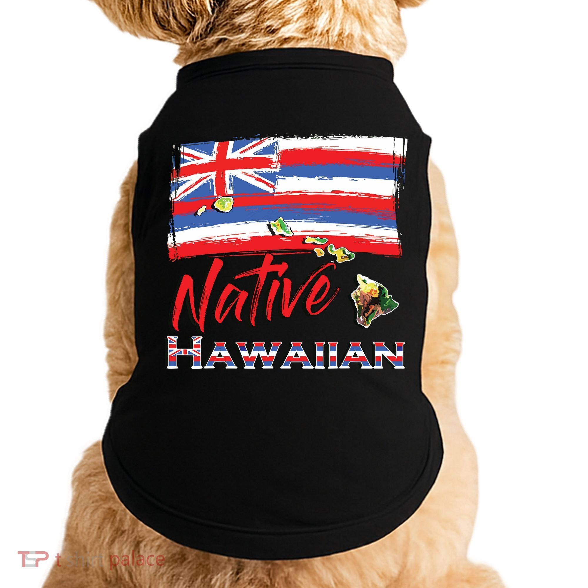 Hawaiian Islands Hawaii Flag Native Hawaiian Doggie Tank