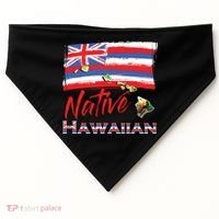 Hawaiian Islands Hawaii Flag Native Hawaiian USA-Made Doggie Bandana thumb 0