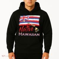 Hawaiian Islands Hawaii Flag Native Hawaiian Hoodie thumb 2