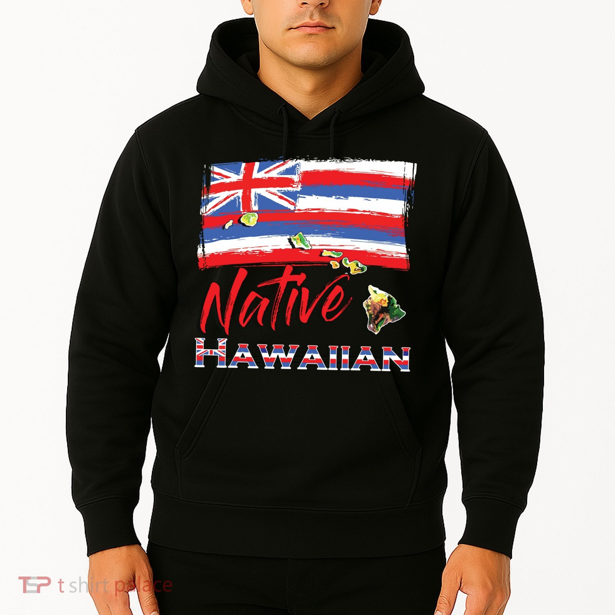 Hawaiian Islands Hawaii Flag Native Hawaiian Hoodie