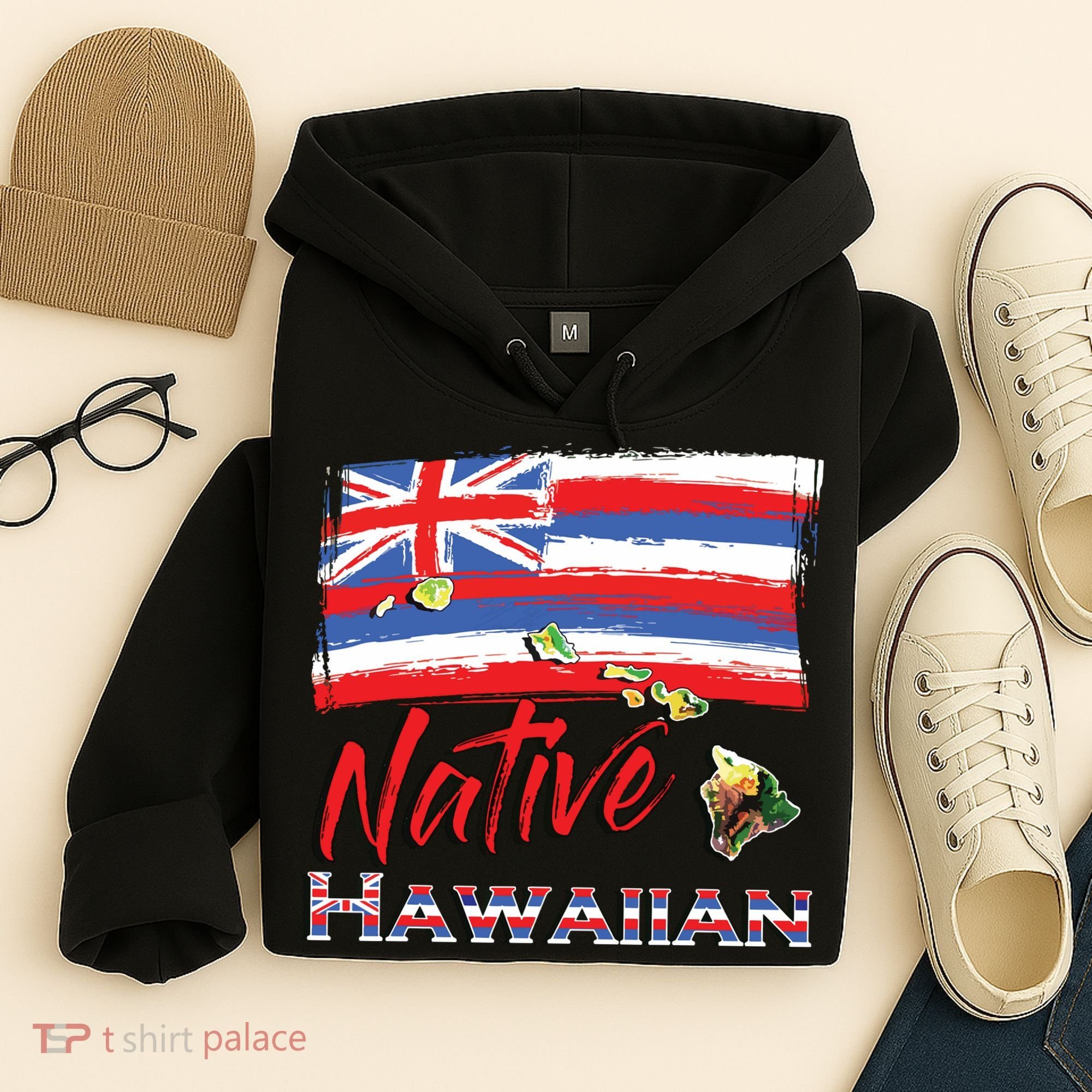 Hawaiian Islands Hawaii Flag Native Hawaiian Hoodie