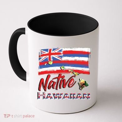 Hawaiian Islands Hawaii Flag Native Hawaiian Coffee Mug