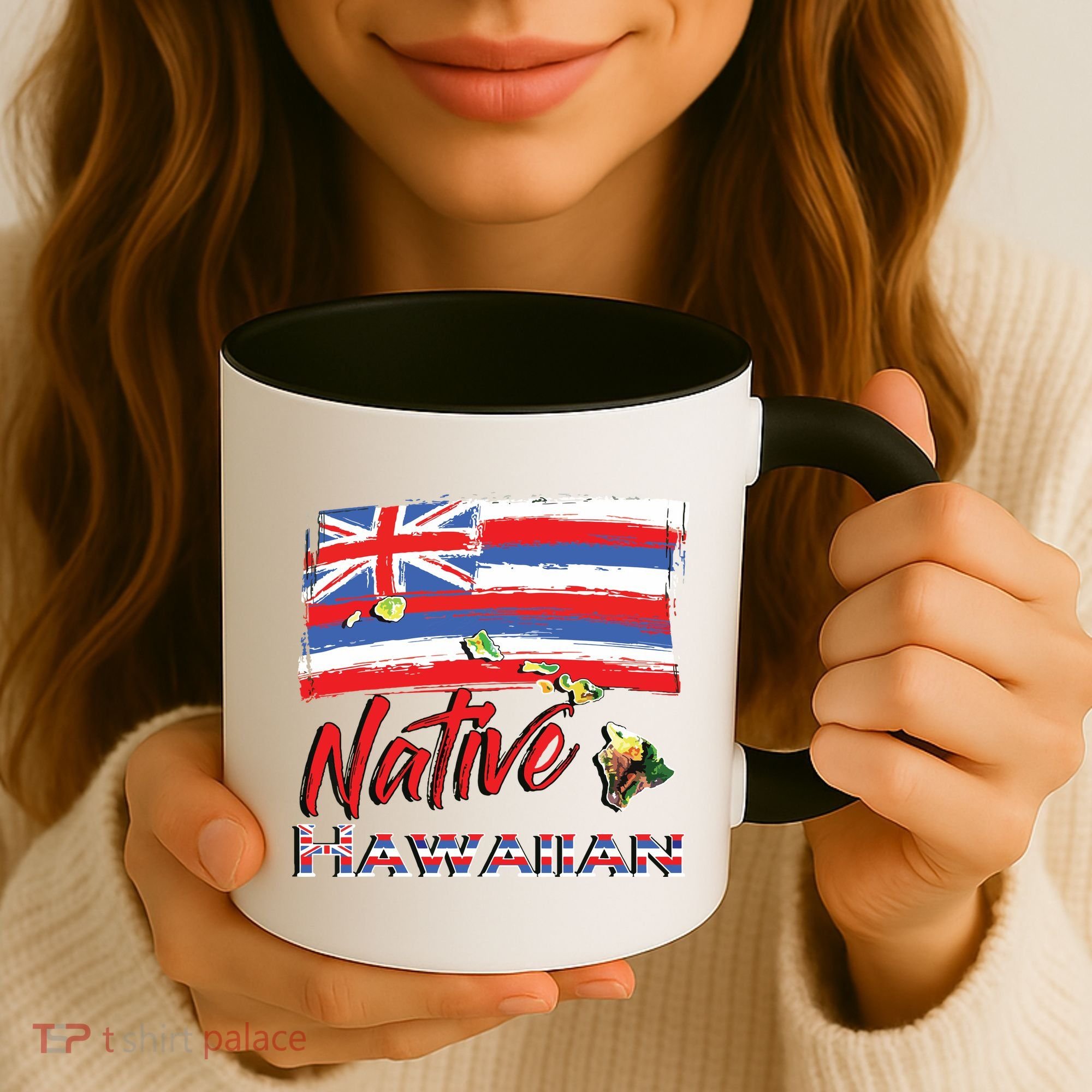 Hawaiian Islands Hawaii Flag Native Hawaiian Coffee Mug