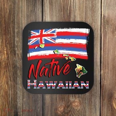 Hawaiian Islands Hawaii Flag Native Hawaiian Coaster