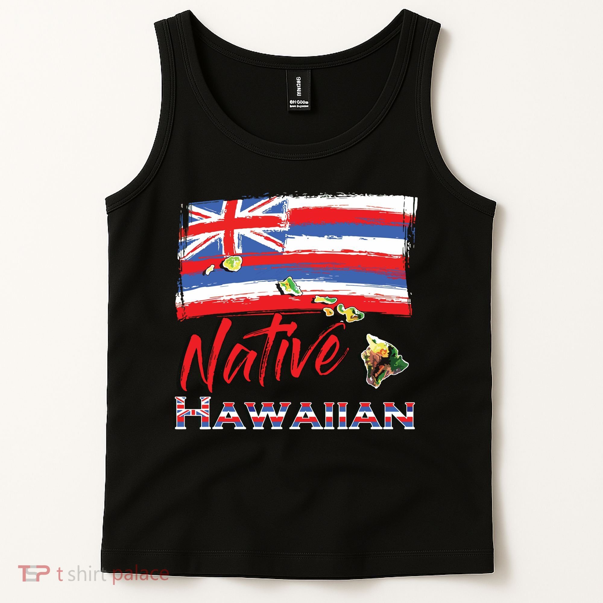 Hawaiian Islands Hawaii Flag Native Hawaiian Tank Top