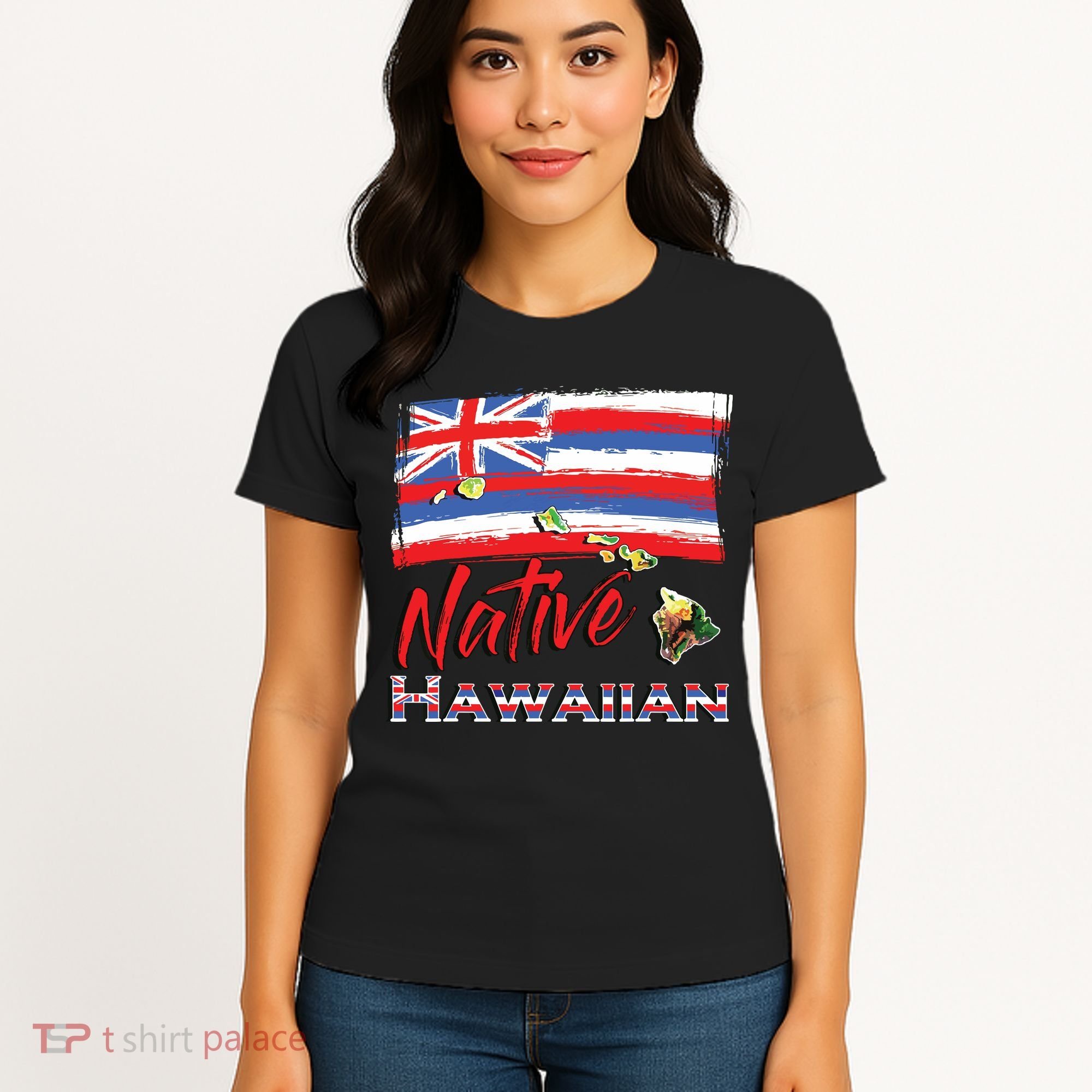 Hawaiian Islands Hawaii Flag Native Hawaiian Women's T-Shirt