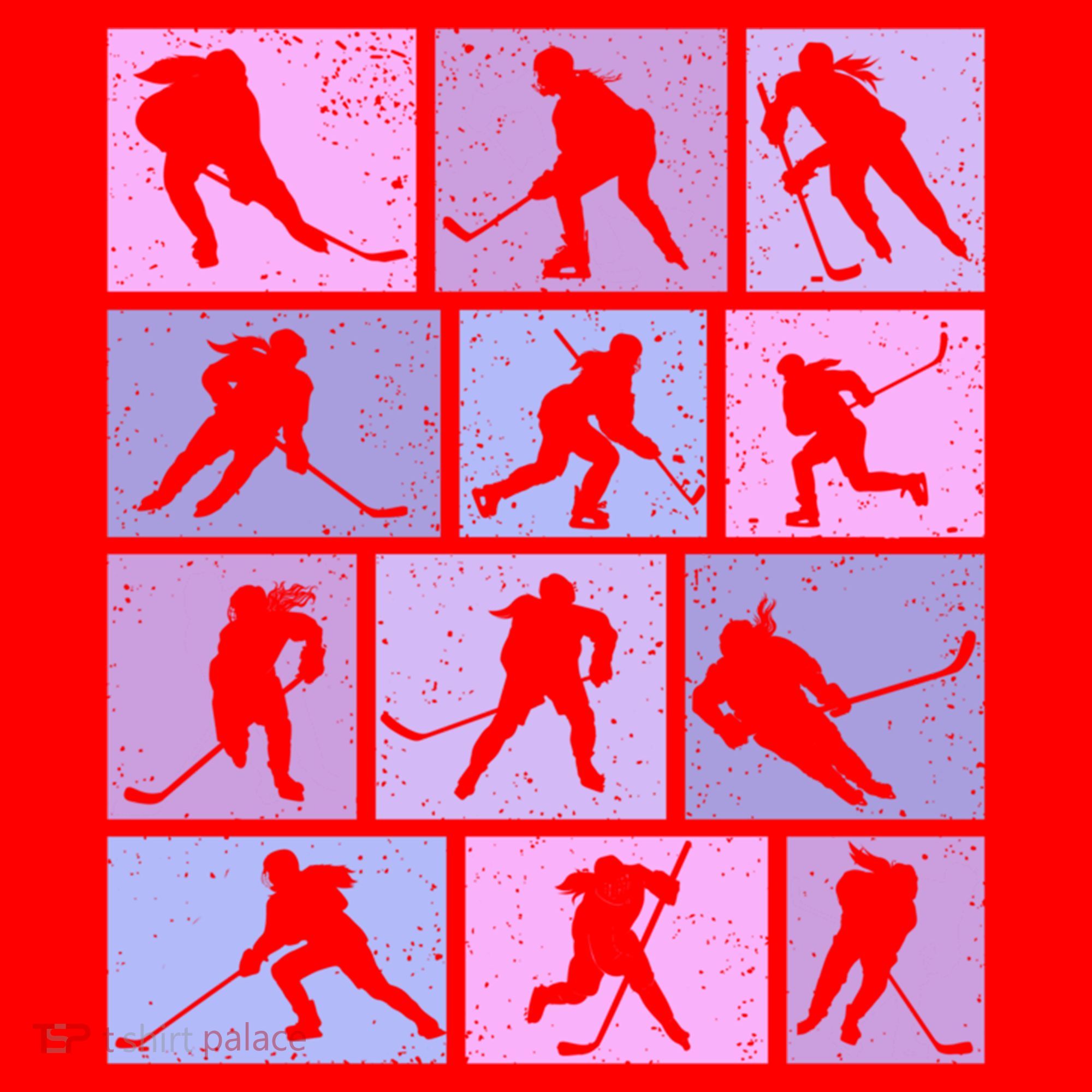 Hockey Ice Hockey Gift Santa Hat