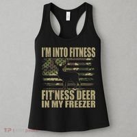 Hunting I'm Into Fitness Fit'ness Deer In My Freezer Women's Tank Top thumb 3