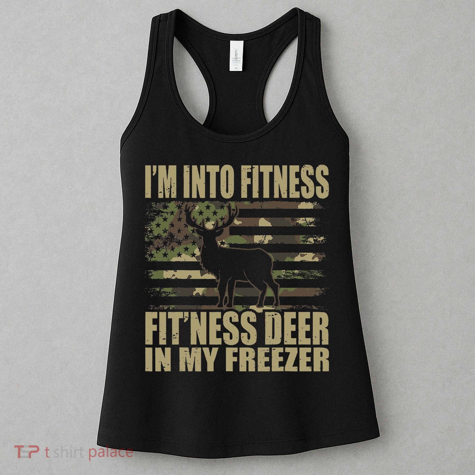 Hunting I'm Into Fitness Fit'ness Deer In My Freezer Women's Tank Top