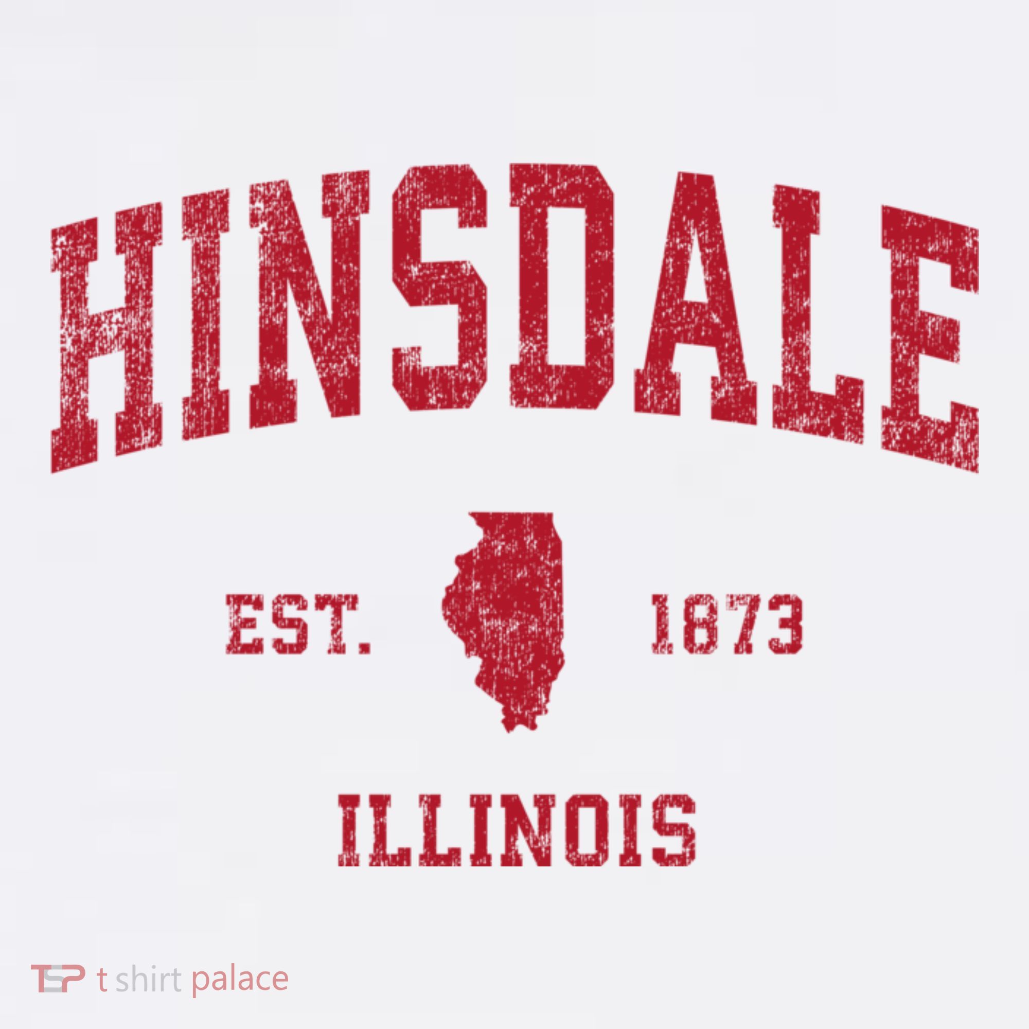 Hinsdale Illinois Il Vintage Sports T-Shirt