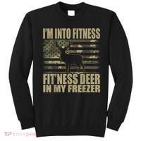 Hunting I'm Into Fitness Fit'ness Deer In My Freezer Sweatshirt thumb 0