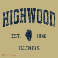 Highwood Illinois Il Vintage Athletic Sports T-Shirt thumb 7