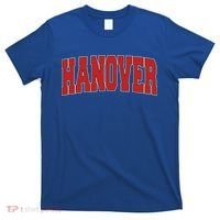 Hanover In Indiana Varsity Style Usa Vintage Sports Gift T-Shirt thumb 0