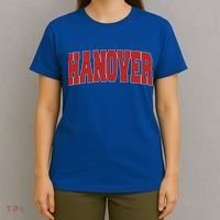 Hanover In Indiana Varsity Style Usa Vintage Sports Gift T-Shirt thumb 4