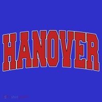 Hanover In Indiana Varsity Style Usa Vintage Sports Gift T-Shirt thumb 7
