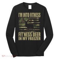 Hunting I'm Into Fitness Fit'ness Deer In My Freezer Long Sleeve Shirt thumb 0