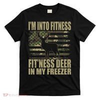 Hunting I'm Into Fitness Fit'ness Deer In My Freezer T-Shirt thumb 0