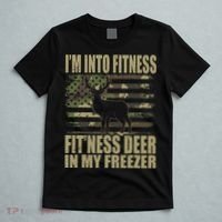 Hunting I'm Into Fitness Fit'ness Deer In My Freezer T-Shirt thumb 5