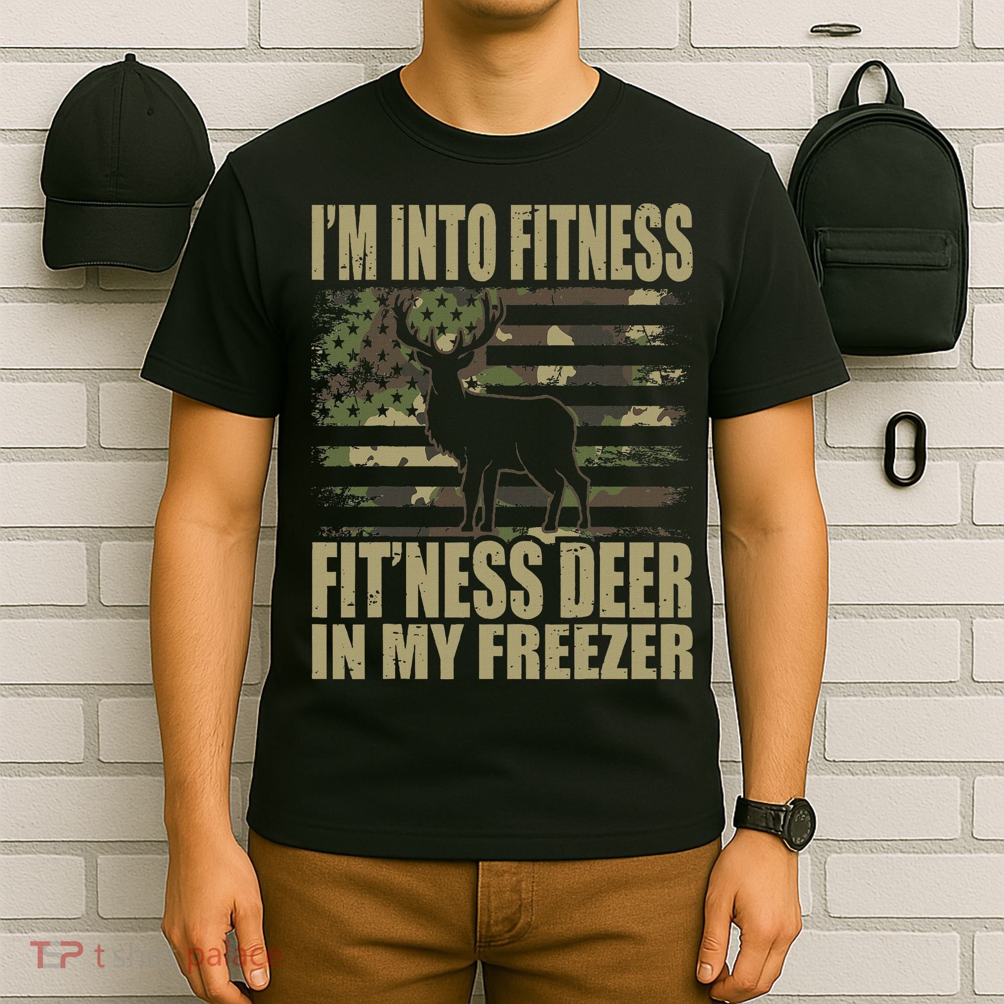 Hunting I'm Into Fitness Fit'ness Deer In My Freezer T-Shirt