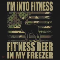 Hunting I'm Into Fitness Fit'ness Deer In My Freezer Mousepad thumb 1