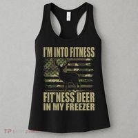 Hunting I'm Into Fitness Fit'ness Deer In My Freezer Women's Tank Top thumb 3