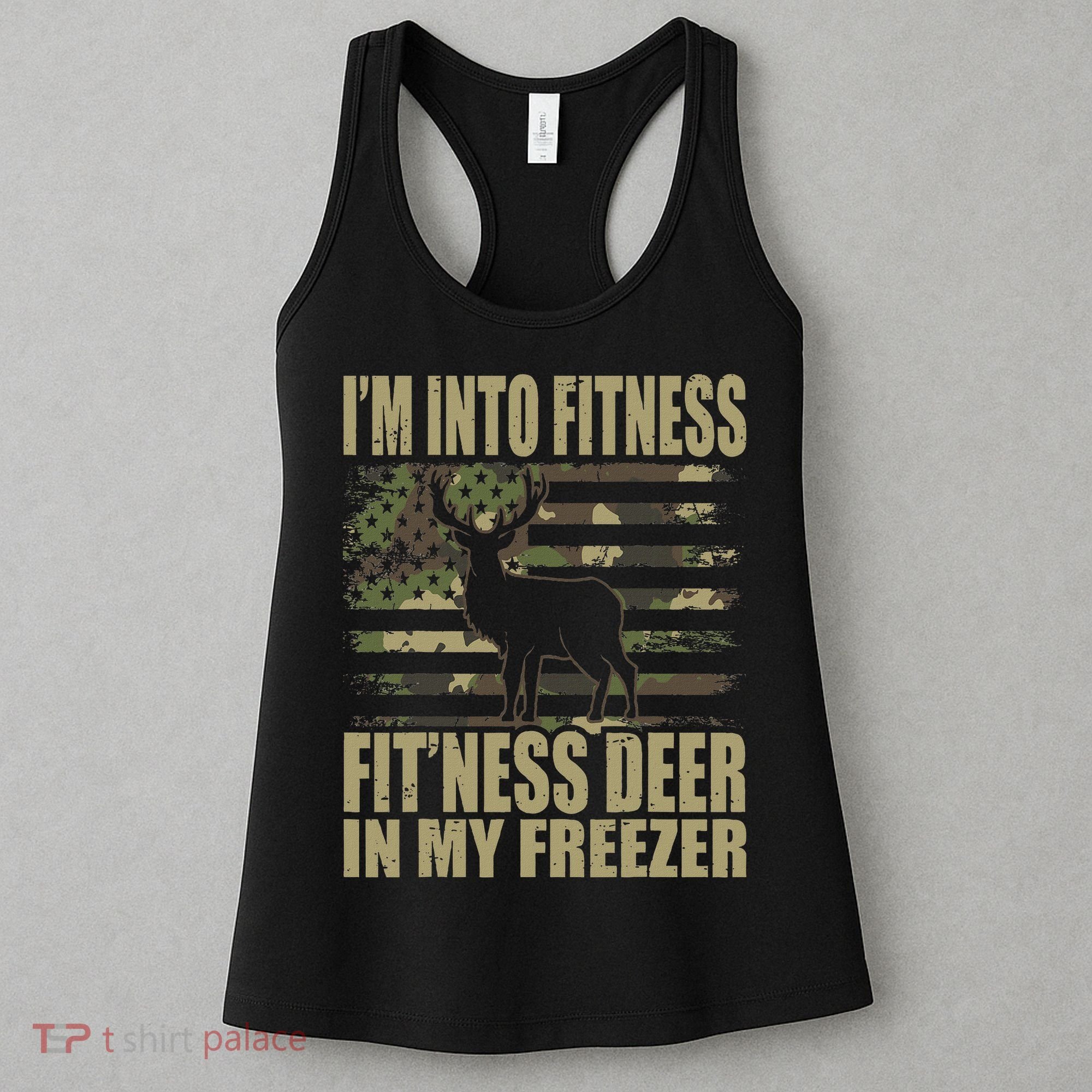 Hunting I'm Into Fitness Fit'ness Deer In My Freezer Women's Tank Top
