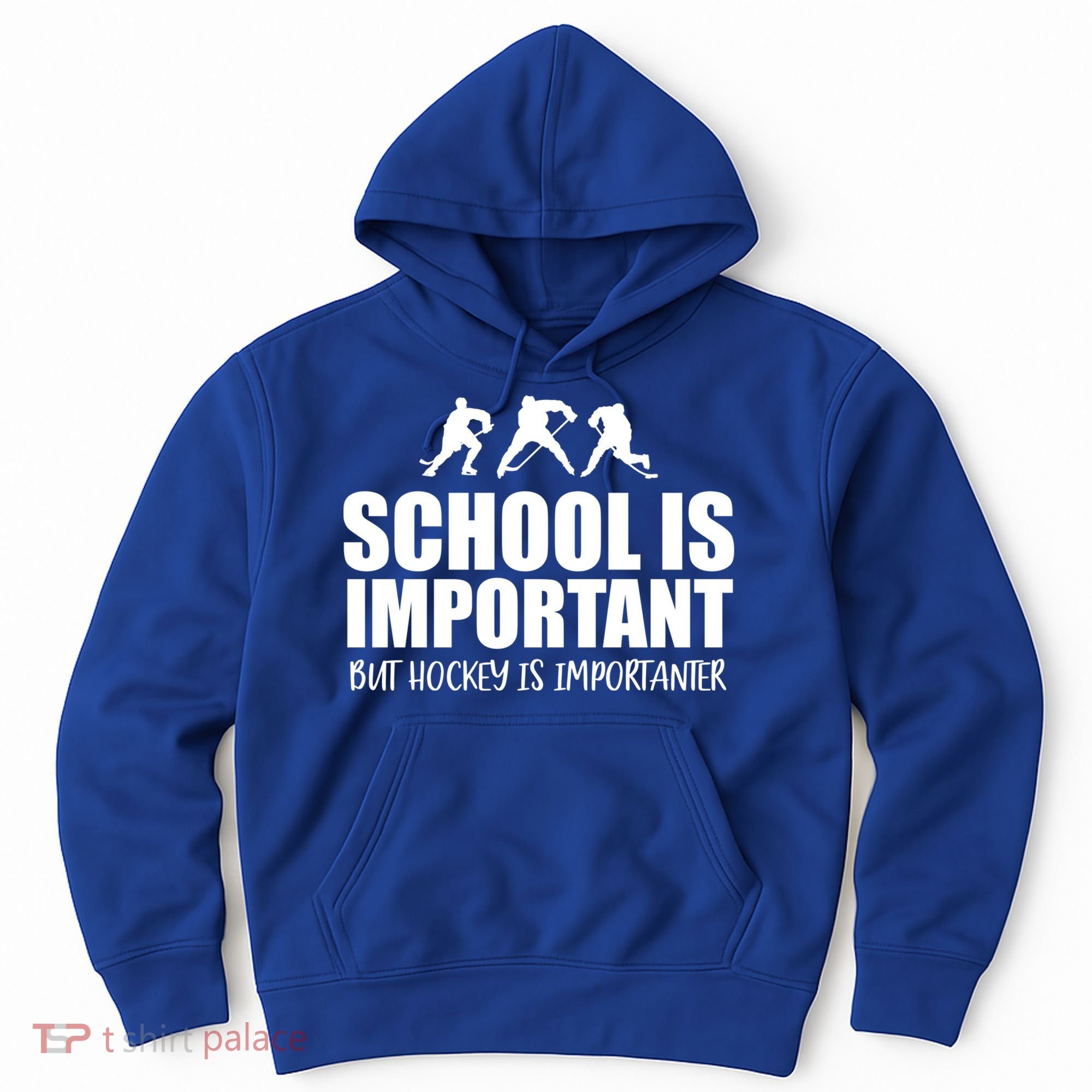 Hockey Is Importanter Funny Hockey Cute Gift Hoodie