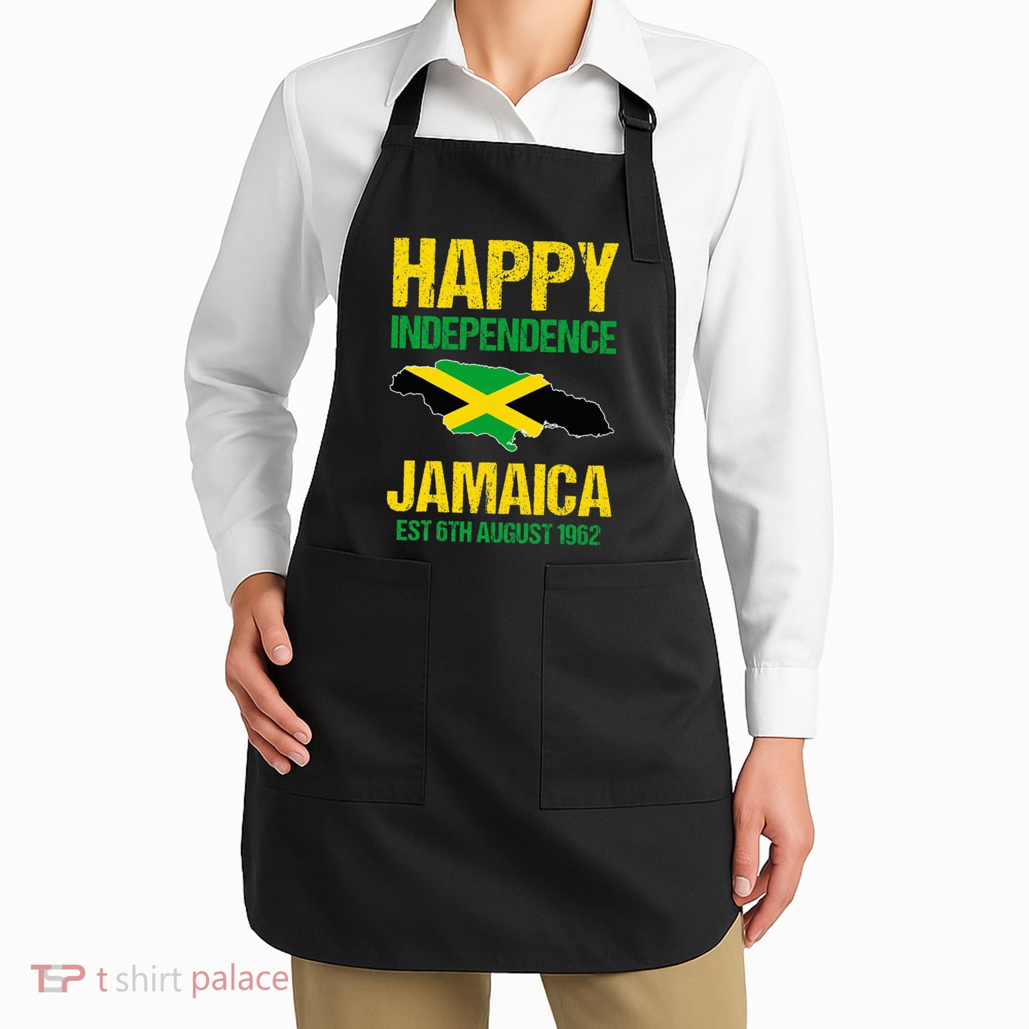 Happy Independence Jamaica Est 6th August 1962 Jamaican Apron