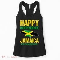 Happy Independence Jamaica Est 6th August 1962 Jamaican Women's Tank Top thumb 0