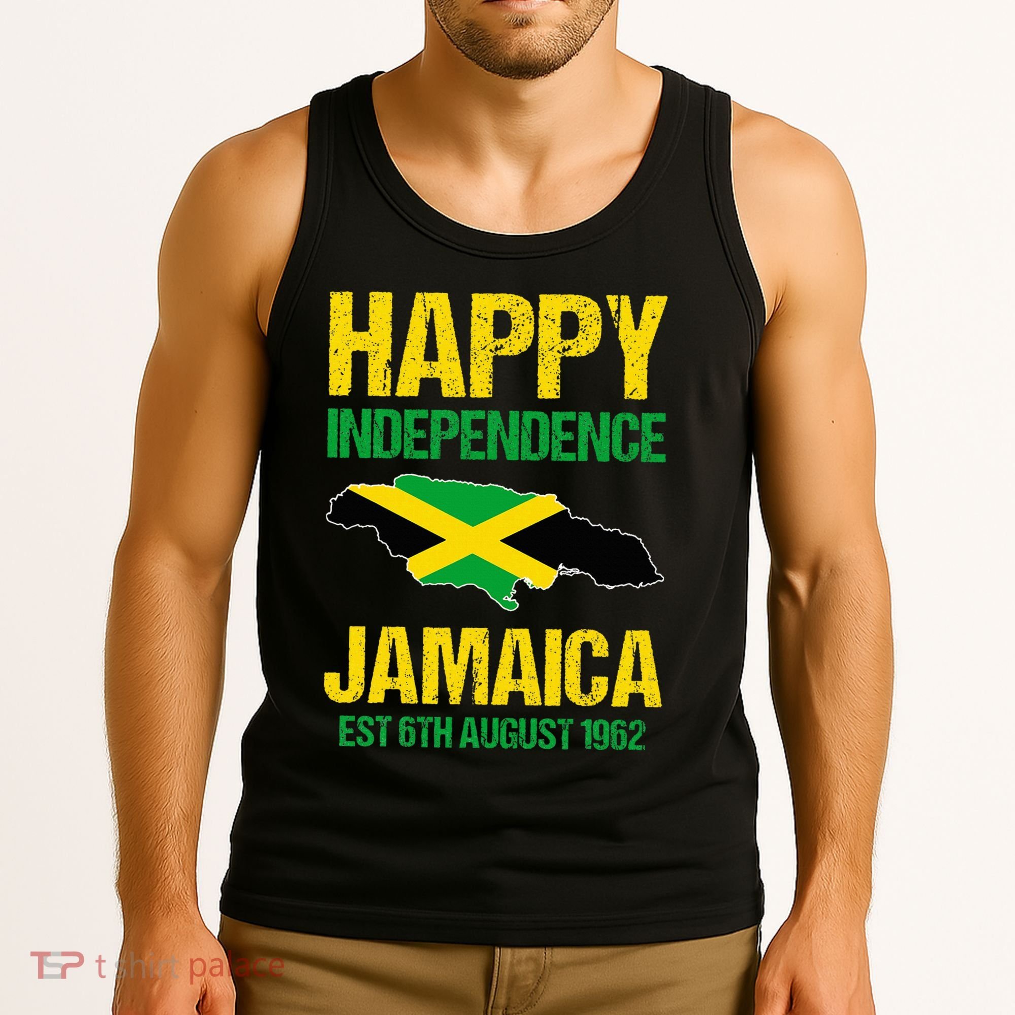 Happy Independence Jamaica Est 6th August 1962 Jamaican Tank Top