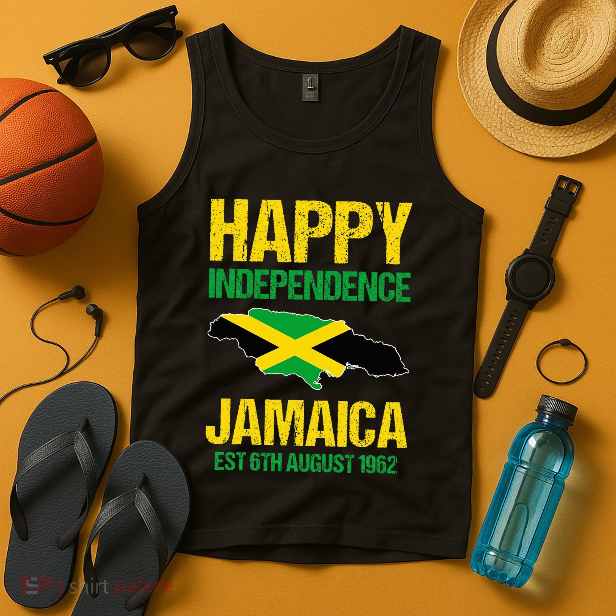 Happy Independence Jamaica Est 6th August 1962 Jamaican Tank Top