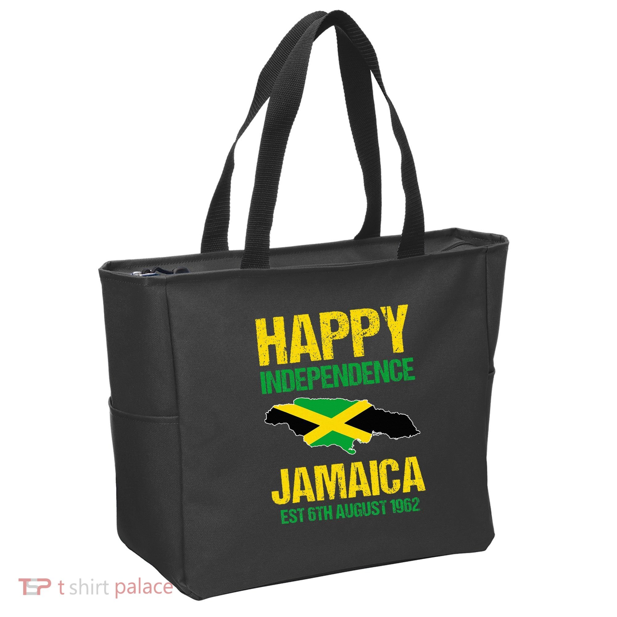 Happy Independence Jamaica Est 6th August 1962 Jamaican Tote Bag