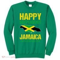 Happy Independence Jamaica Est 6th August 1962 Jamaican Sweatshirt thumb 0