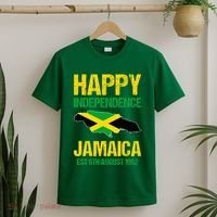 Happy Independence Jamaica Est 6th August 1962 Jamaican T-Shirt thumb 2