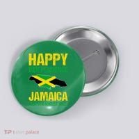 Happy Independence Jamaica Est 6th August 1962 Jamaican Button thumb 0
