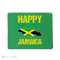 Happy Independence Jamaica Est 6th August 1962 Jamaican Mousepad thumb 0