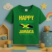 Happy Independence Jamaica Est 6th August 1962 Jamaican Toddler T-Shirt thumb 3