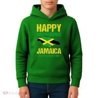 Happy Independence Jamaica Est 6th August 1962 Jamaican Kids Hoodie thumb 4