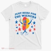 Hotdog IM Just Here For The Wieners 4th Of July T-Shirt thumb 0