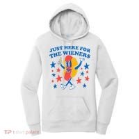 Hotdog IM Just Here For The Wieners 4th Of July Women's Hoodie thumb 0