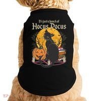 Halloween It's Just A Bunch Of Hocus Pocus Doggie Tank thumb 0