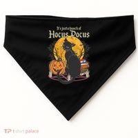 Halloween It's Just A Bunch Of Hocus Pocus USA-Made Doggie Bandana thumb 0