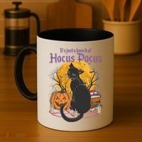 Halloween It's Just A Bunch Of Hocus Pocus Coffee Mug thumb 4