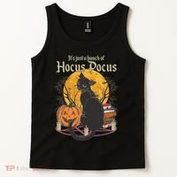 Halloween It's Just A Bunch Of Hocus Pocus Tank Top thumb 2