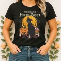 Halloween It's Just A Bunch Of Hocus Pocus Women's T-Shirt thumb 2