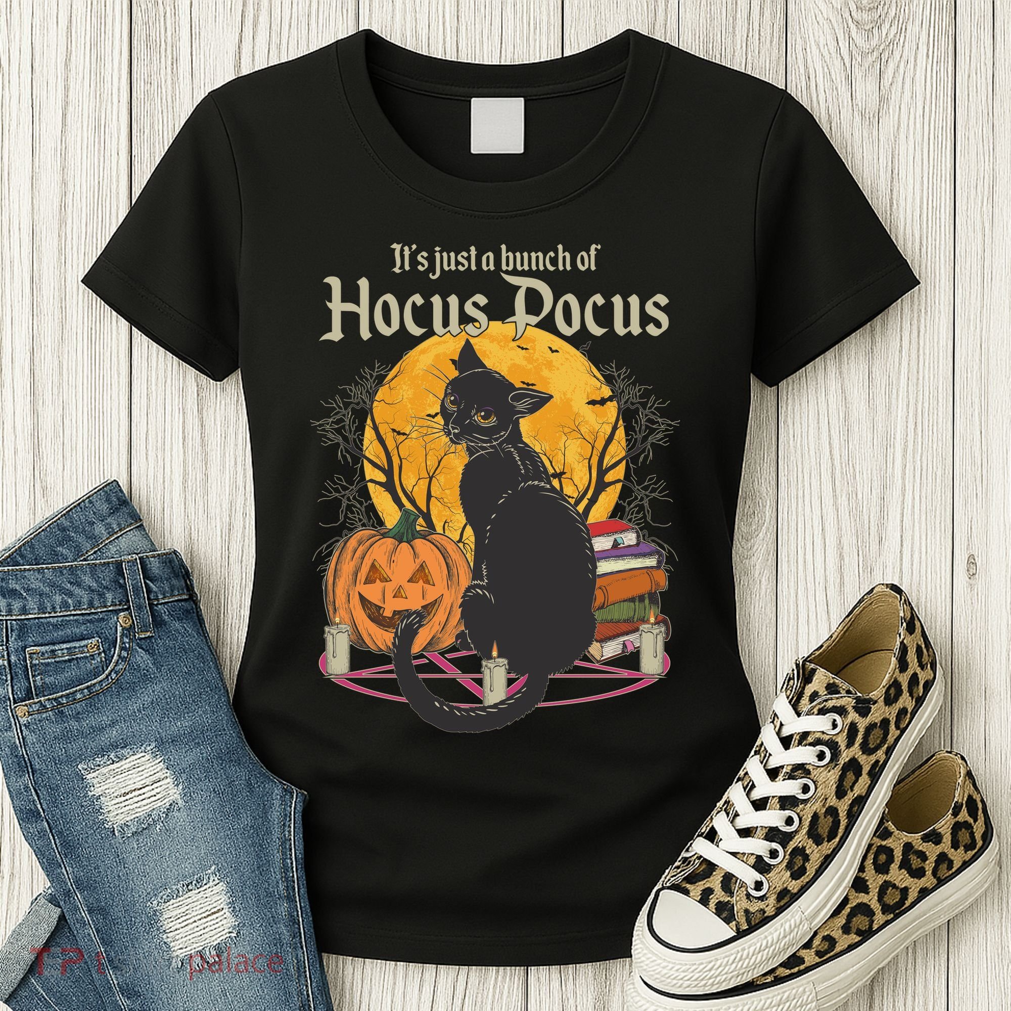 Halloween It's Just A Bunch Of Hocus Pocus Women's T-Shirt