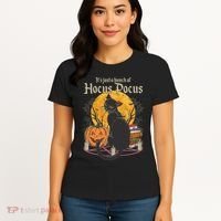 Halloween It's Just A Bunch Of Hocus Pocus Women's T-Shirt thumb 4